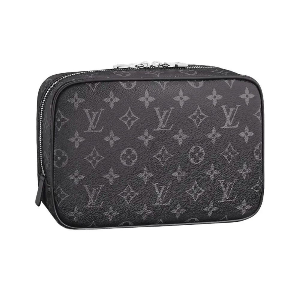 New with box and receipt Louis Vuitton Dark Gray Monogram Toiletry Bag